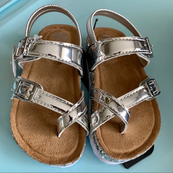 wonder nation Other - Metallic toddler sandal